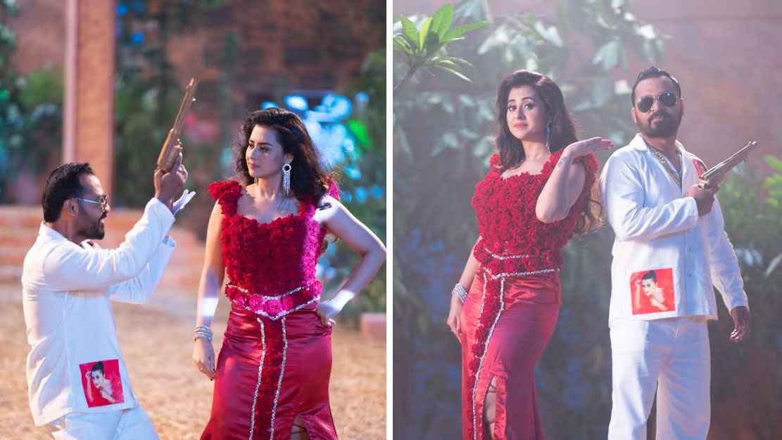 শুটিং সেটে জিম্মি বুবলী, অভিনেত্রীকে নাচালেন জীবন! 
