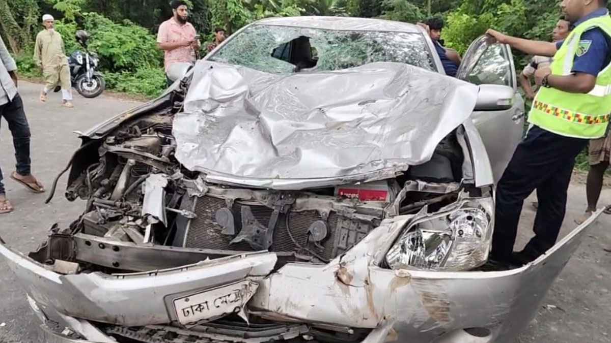 নাটোরে প্রাইভেটকারের ধাক্কায় নিহত ভ্যানচালক