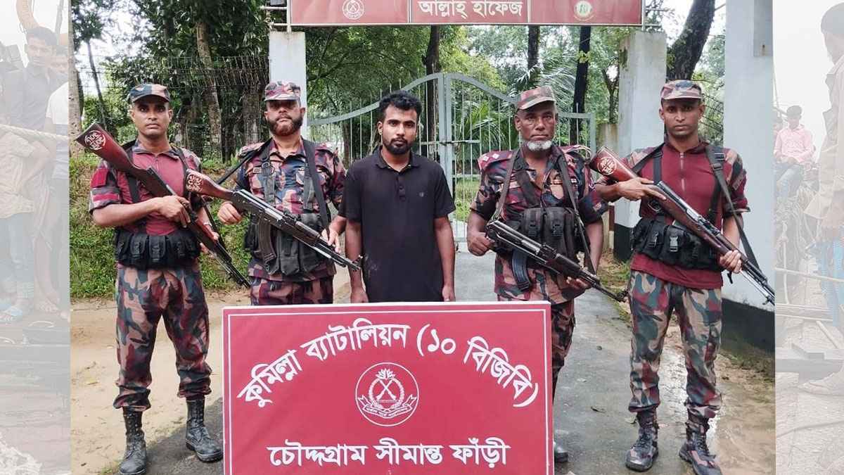 চৌদ্দগ্রামে পতাকা বৈঠকে যুবককে ফেরত আনলো বিজিবি