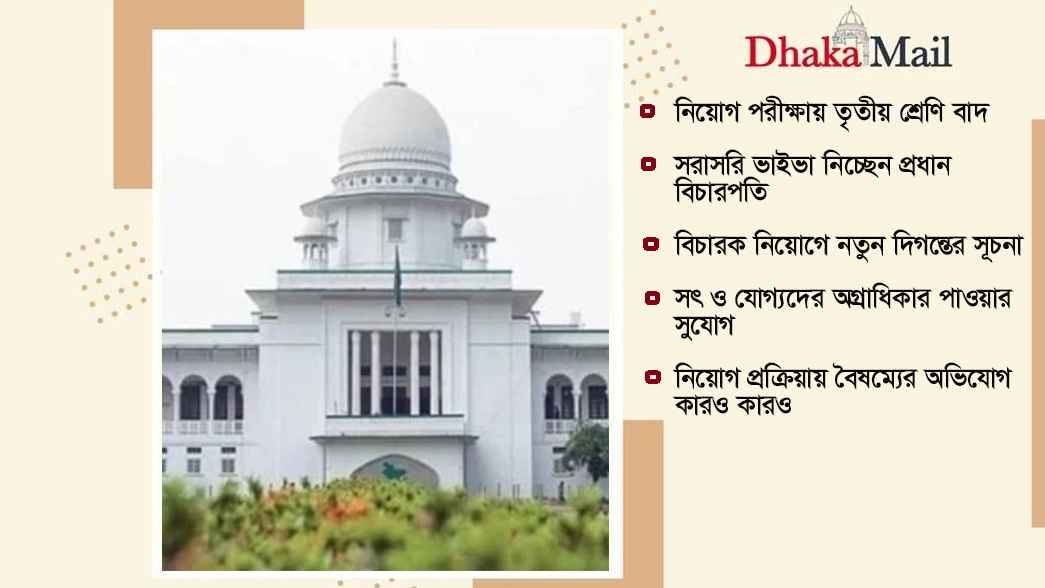 রাজনৈতিক প্রভাবমুক্ত বিচারক নিয়োগে আশার আলো