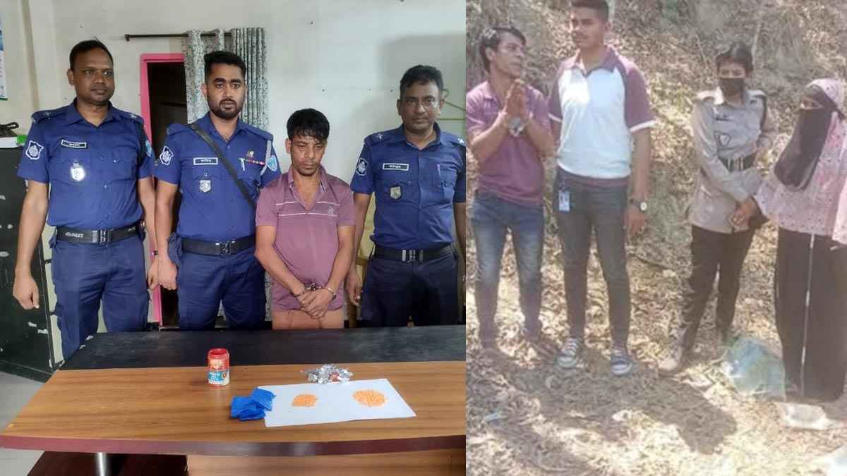 ঘরেই মাদকের কারবার করতেন স্বামী-স্ত্রী, পুলিশের অভিযানে ধরা