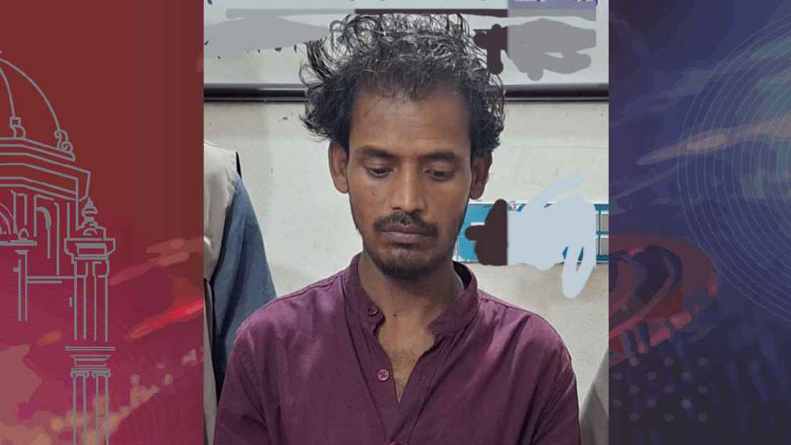 যাত্রীবাহী বাসে গাঁজা বহন, কারবারি গ্রেফতার