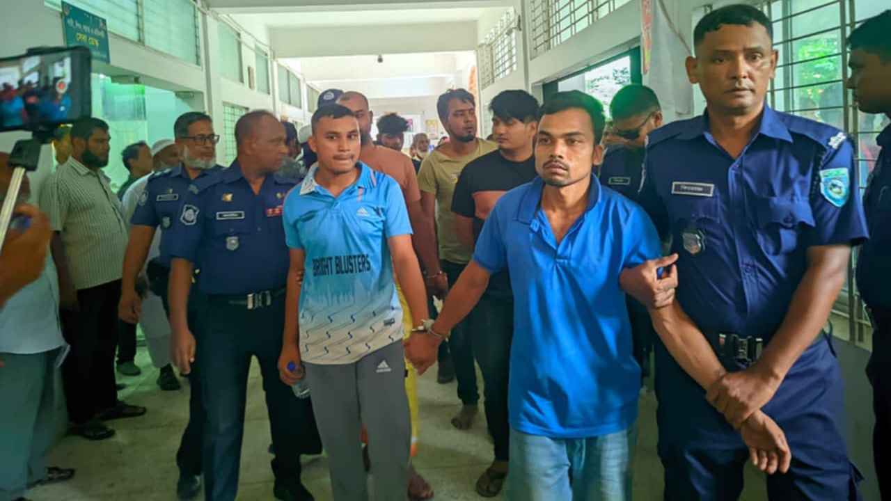 রংপুরে হামলার ঘটনায় গ্রেফতার ৫জন কারাগারে