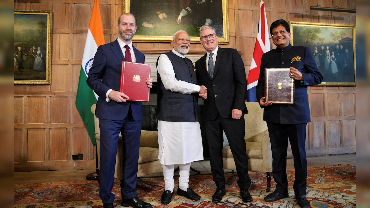 ভারত-যুক্তরাজ্যের মুক্ত বাণিজ্য চুক্তি স্বাক্ষর