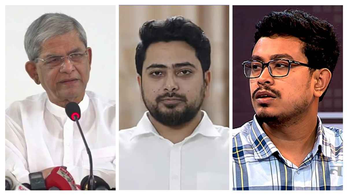 মির্জা ফখরুল ও সাদিক কায়েমকে একহাত নিলেন নাহিদ ইসলাম