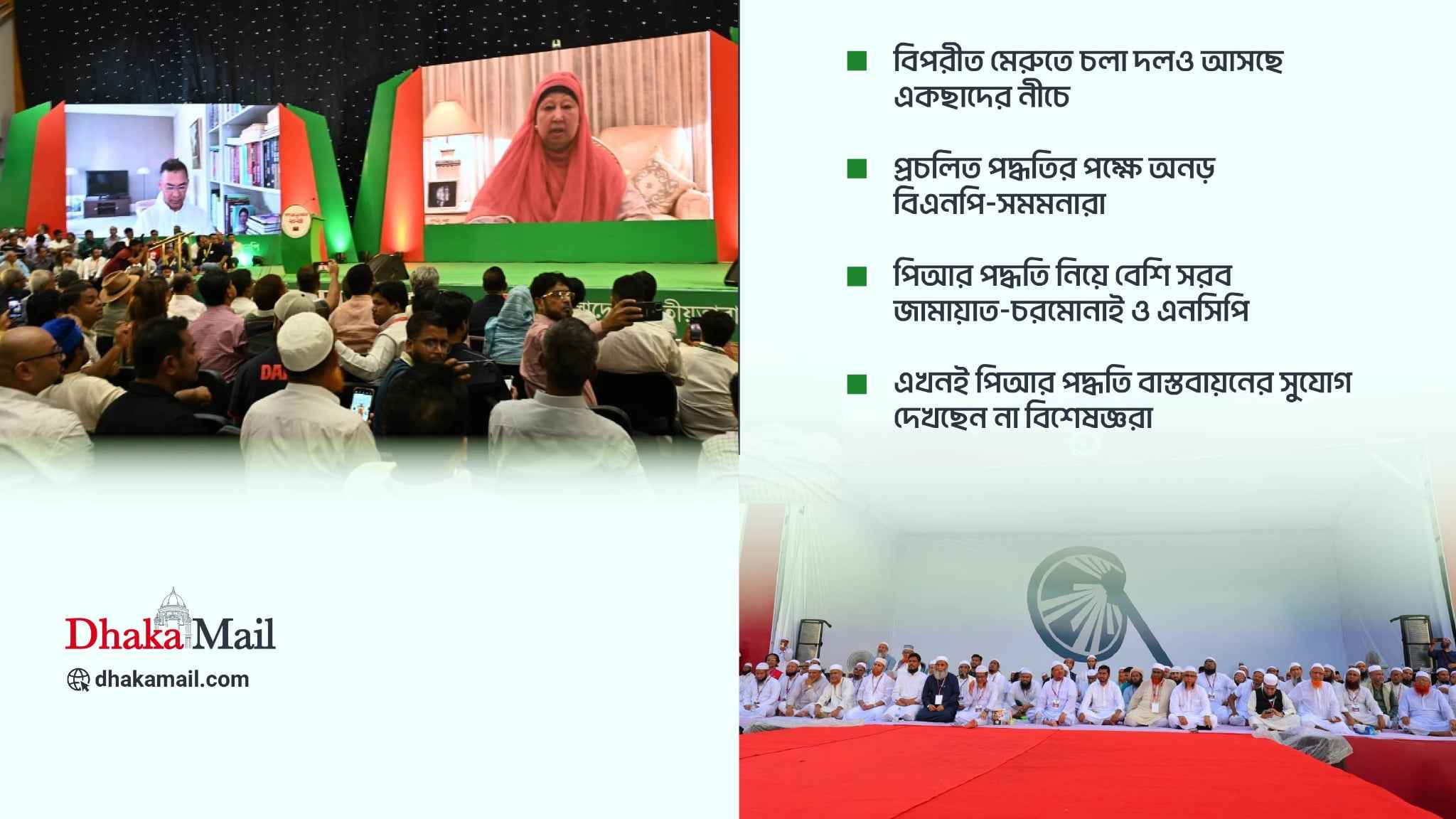 পিআর পদ্ধতি নিয়ে বিভেদ তুঙ্গে, রাজনীতিতে নতুন মেরুকরণ