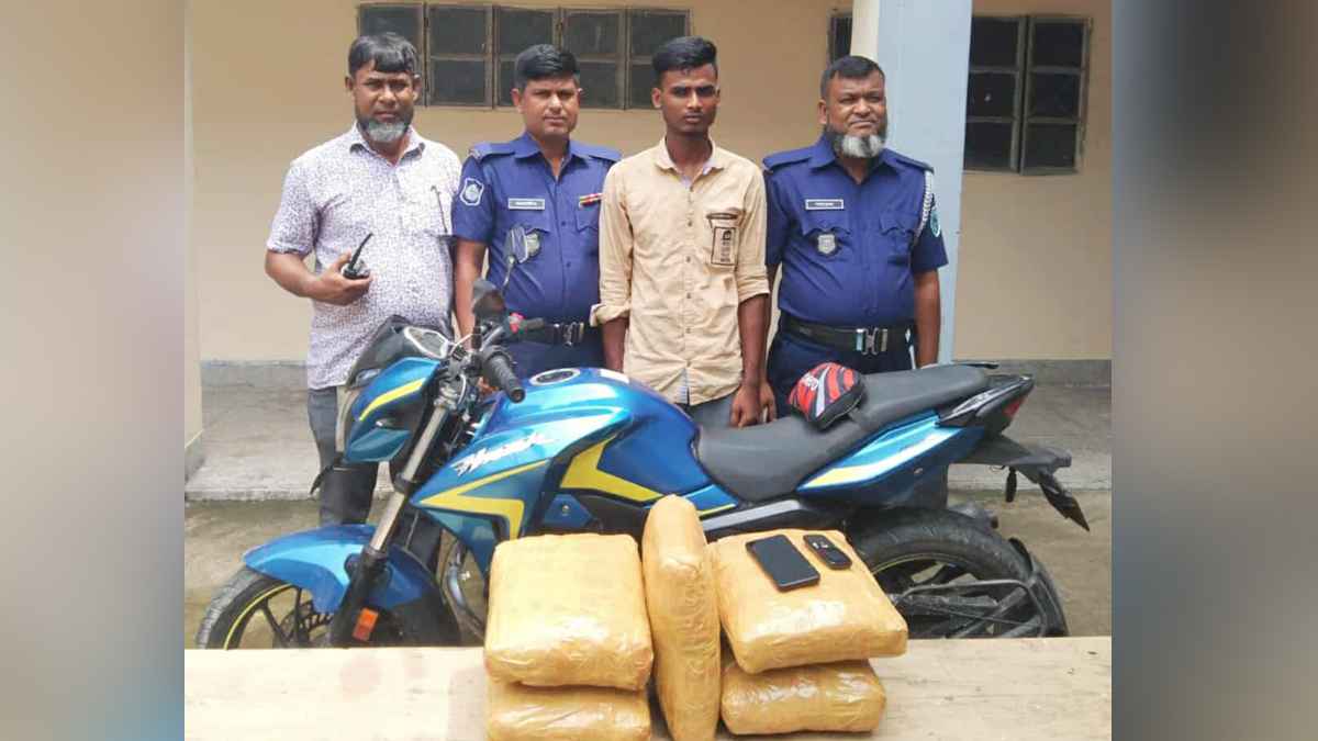 রংপুরে ২৩ কেজি গাঁজাসহ মাদক কারবারি গ্রেফতার