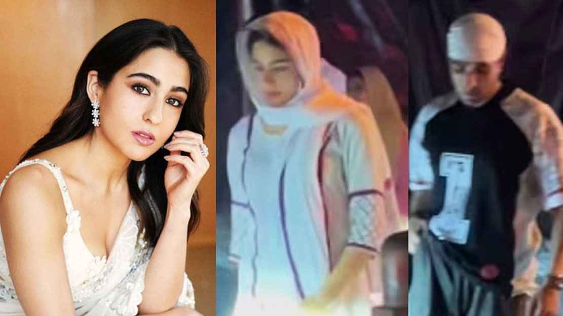 প্রেমিকের সঙ্গে ‘ধরা পড়লেন’ সারা আলী খান 