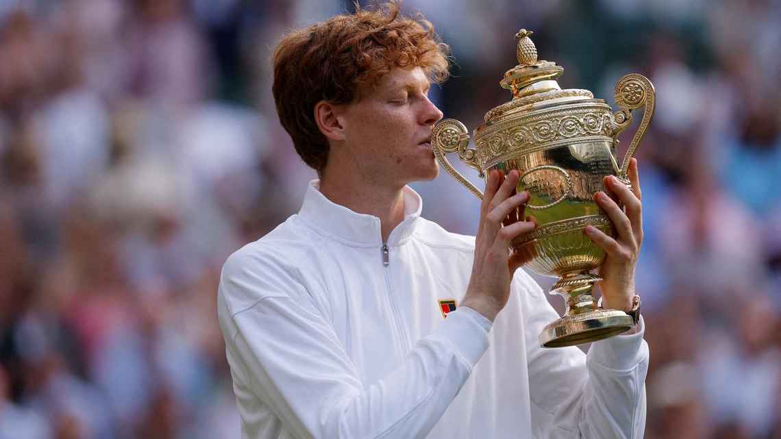 আলকারাজের হ্যাটট্রিক আটকে উইম্বলডনের নতুন রাজা সিনার