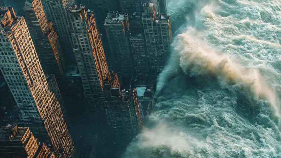 'প্রবল ভূমিকম্পে ১০০ ফুট সুনামিতে ভেসে যেতে পারে আমেরিকা'