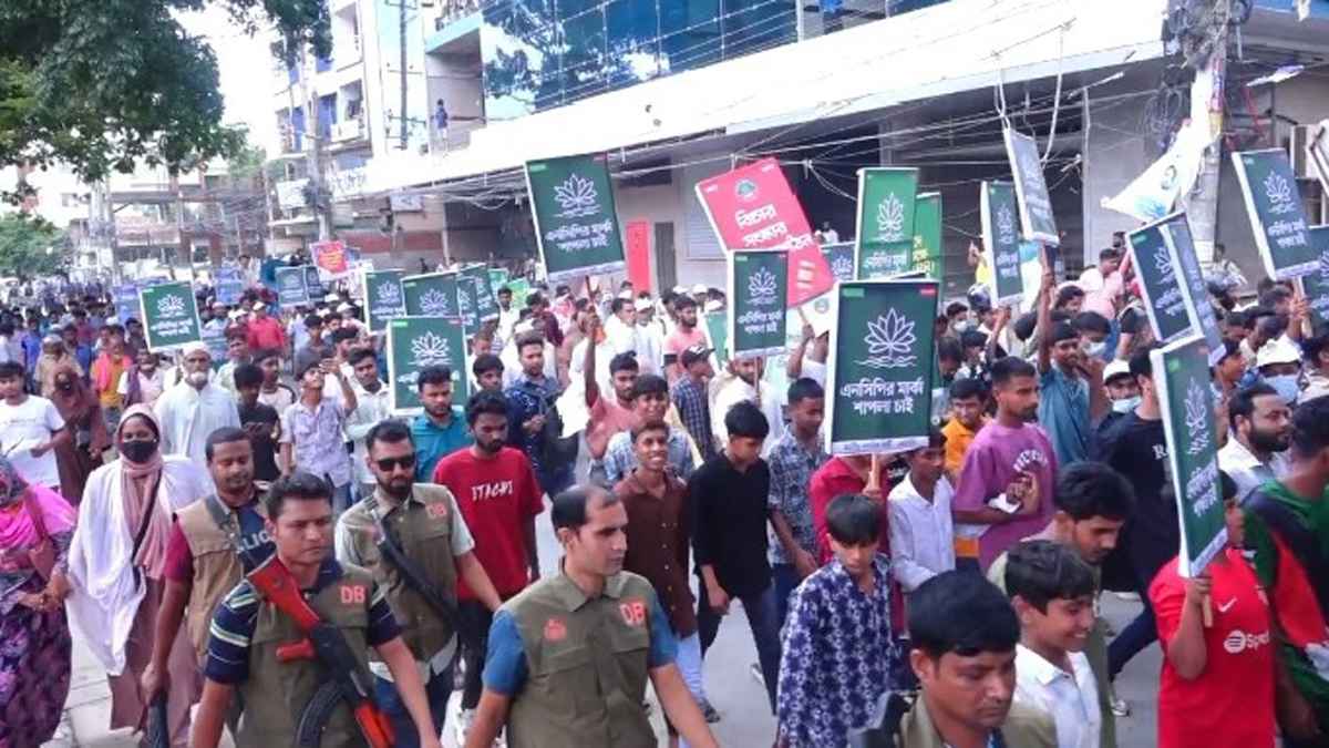 দেশ গড়তে টাঙ্গাইলে এনসিপির জুলাই পদযাত্রা