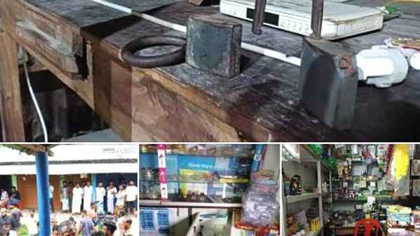 পদ্মার চরাঞ্চলে তালা ভেঙে পাঁচ দোকানে চুরি