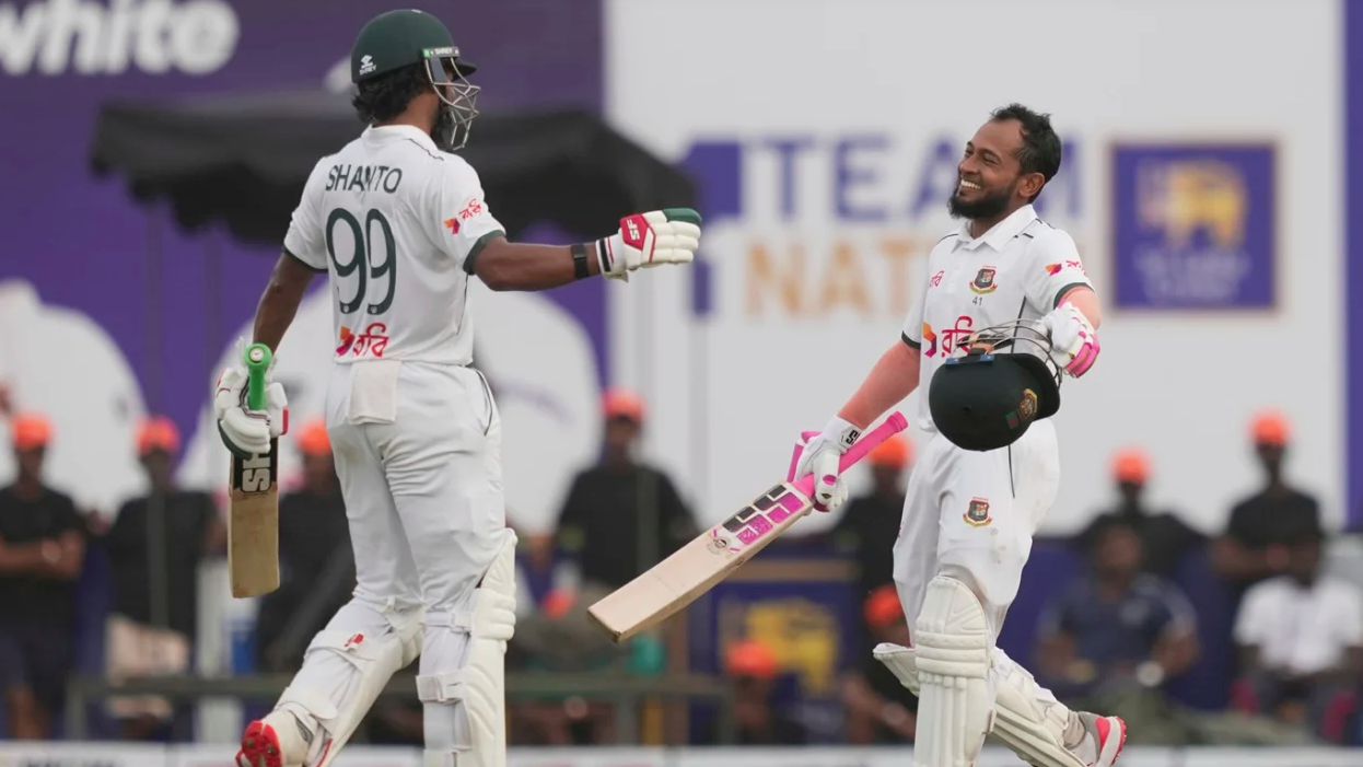 গল টেস্টের দ্বিতীয় দিনে শান্তর ডাবল সেঞ্চুরি চান মুশফিক