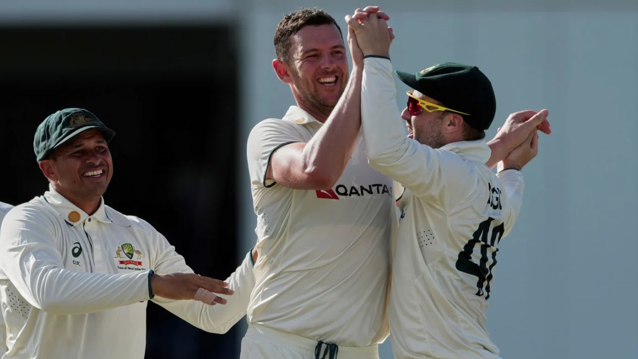 হ্যাজলউডের ফাইফারে তিন দিনেই ক্যারিবীয়দের হারাল অস্ট্রেলিয়া