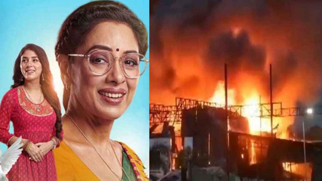 নাটকের শুটিং সেটে ভয়াবহ অগ্নিকাণ্ড