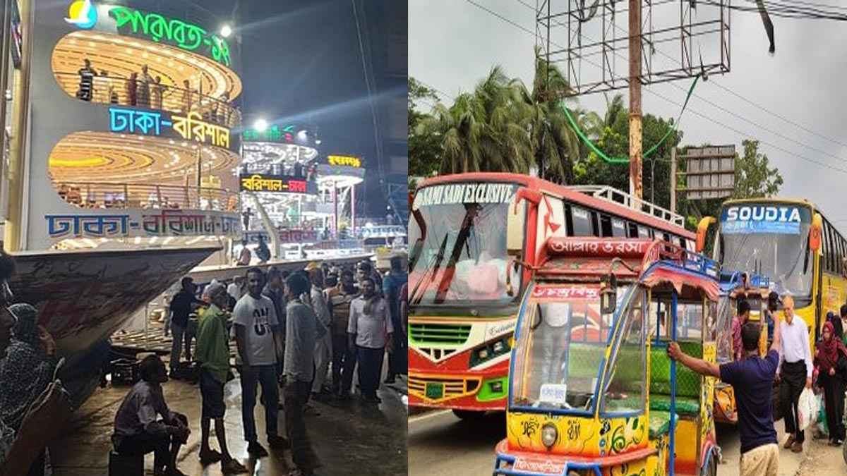 দালালদের দখলে টিকিট, লঞ্চ-বাসের ভাড়া বেড়েছে কয়েকগুণ