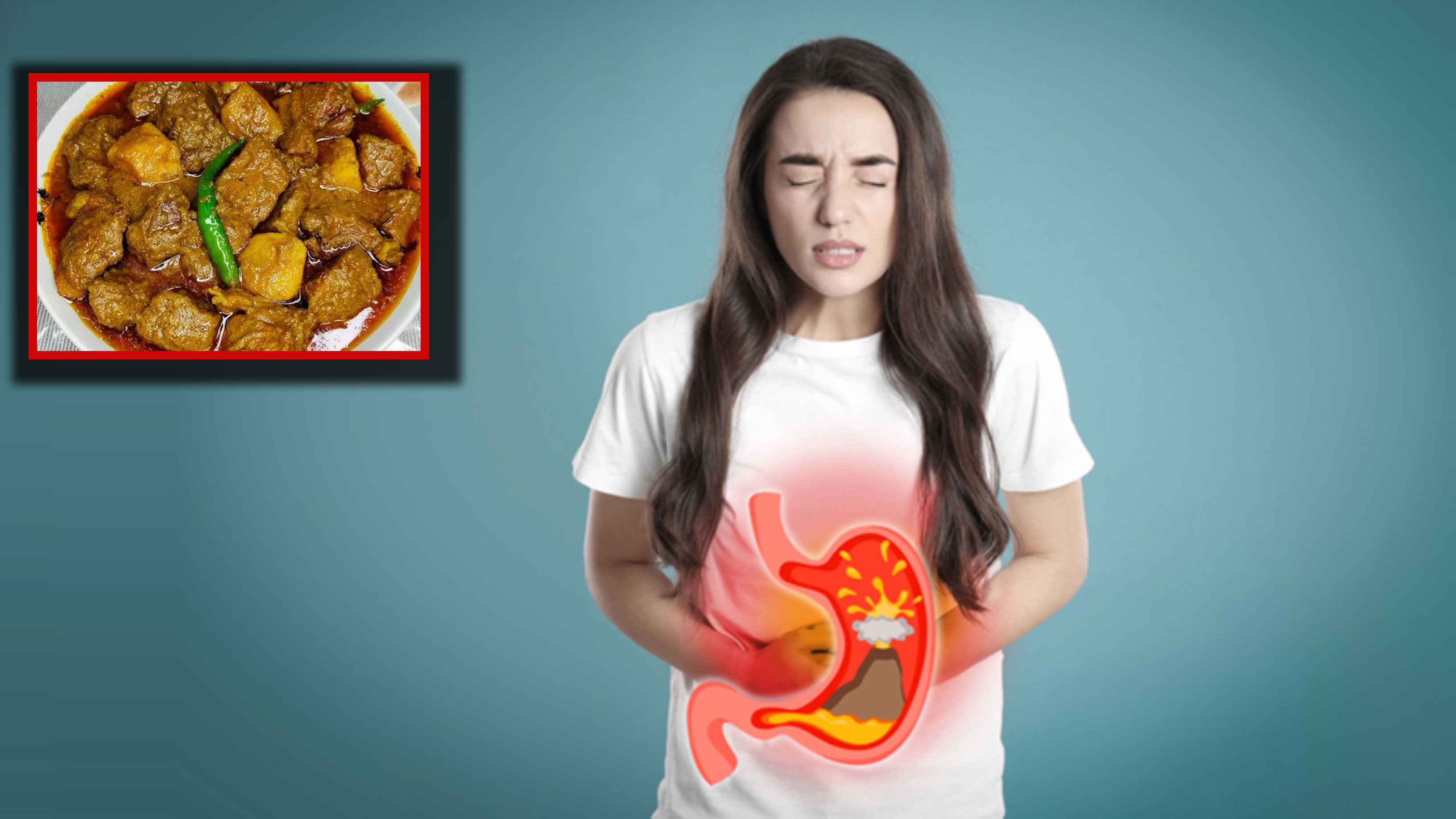 মাংস খেয়ে অ্যাসিডিটি, কমাতে করণীয়