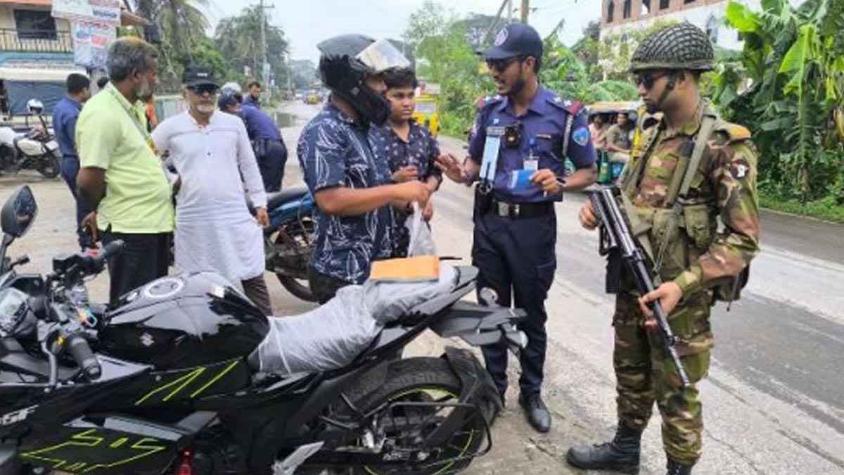 চাঁদপুরে ৪৫৬ গাড়ি তল্লাশি, ২২ মোটরসাইকেল জব্দ