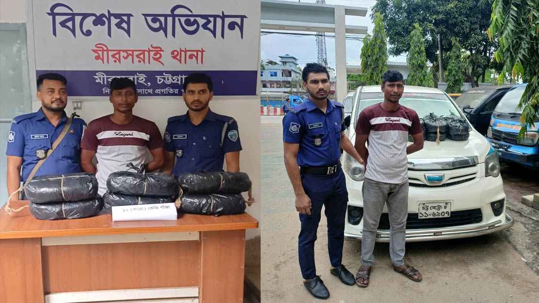 মিরসরাইয়ে গাঁজাসহ মাদক কারবারি আটক