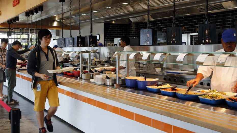 facebook office food