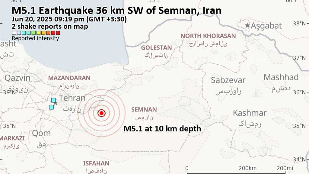 যুদ্ধের মধ্যে ভূমিকম্পে কেঁপে উঠল ইরান, নানান প্রশ্ন-জল্পনা