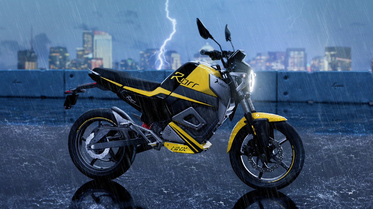 electric bike and scooter riding during rain