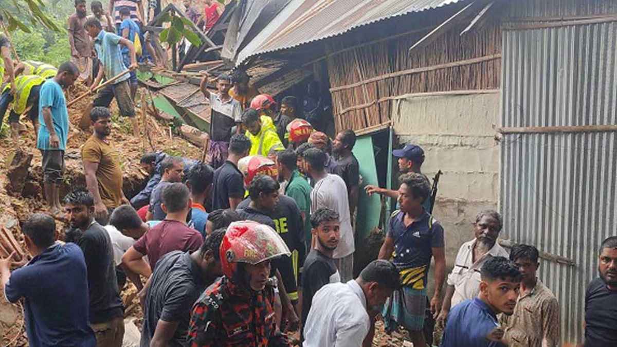 সিলেটে টিলাধসে একই পরিবারের ৪ জন নিহত