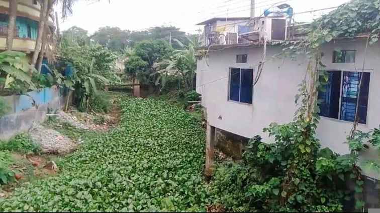 দখল-দূষণে অস্তিত্ব সংকটে লক্ষ্মীপুরের রহমতখালী খাল