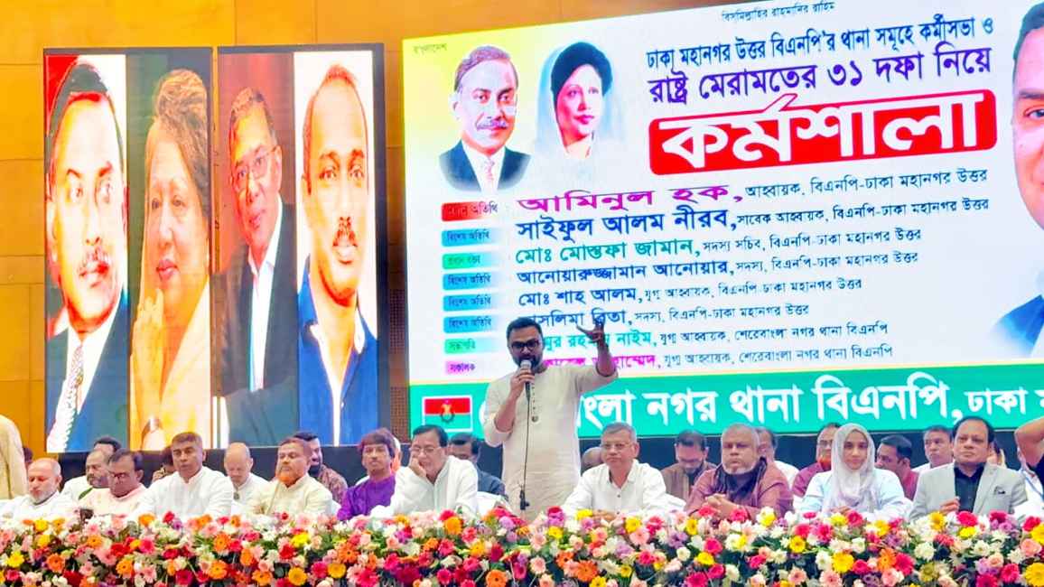 গণতন্ত্র প্রতিষ্ঠায় দ্রুত নির্বাচন দিন: আমিনুল হক