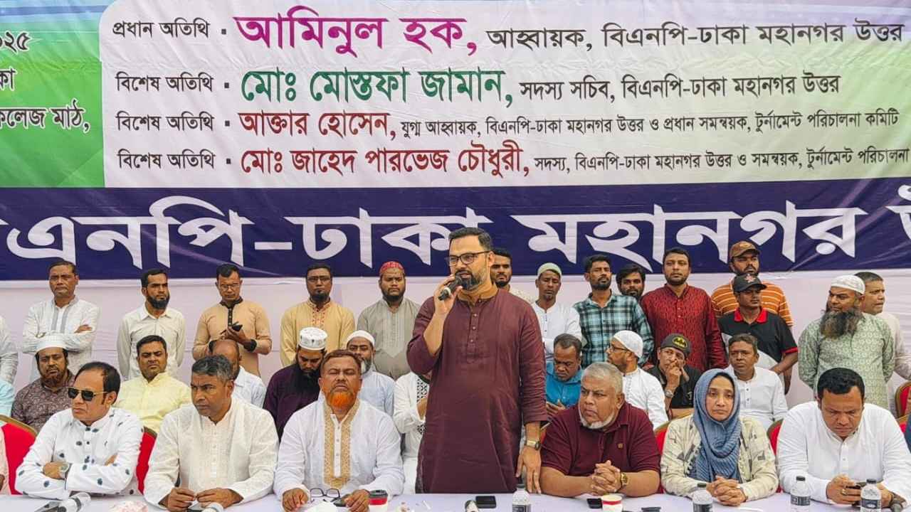 জনগণের সরকারই ১৭ বছরের ধ্বংসস্তূপ পুনর্গঠন করতে পারবে: আমিনুল হক