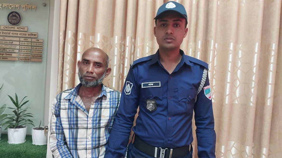 শিশু ধর্ষণচেষ্টার মামলায় পলাতক আসামি গ্রেফতার