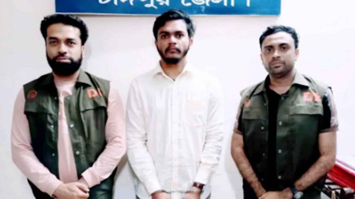 চাঁদপুর সরকারি কলেজ ছাত্রদল নেতা তন্ময় গ্রেফতার