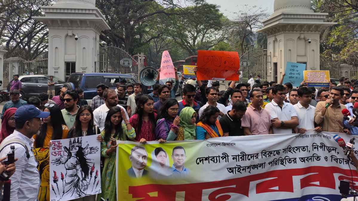 দ্রুত সময়ে ধর্ষণের মতো ঘটনার বিচারের দাবি ছাত্রদল সভাপতির