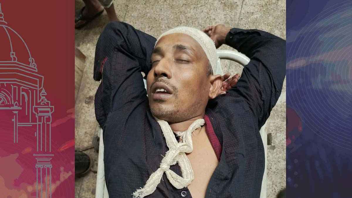 গাঁজাখোর ধরতে গিয়ে মার খেলেন এএসআই