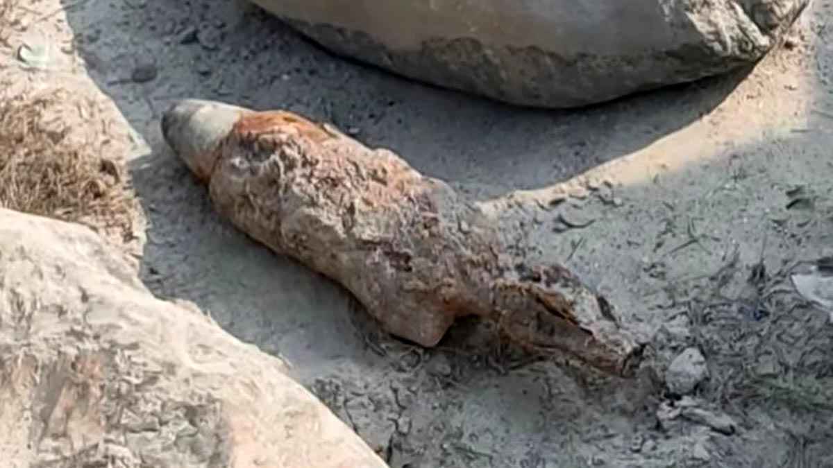 বাংলাবান্ধায় আবারও পরিত্যক্ত মর্টার শেল উদ্ধার