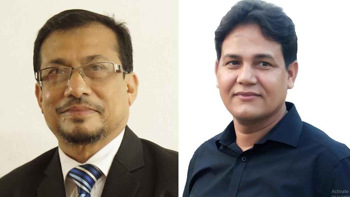 ইউট্যাব রাবি শাখার সভাপতি অধ্যাপক মামুনুর রসিদ, সম্পাদক অধ্যাপক জাহাঙ্