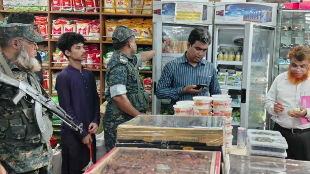 হাজীগঞ্জ ৬ ব্যবসা প্রতিষ্ঠানকে জরিমানা