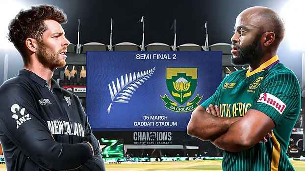 ফাইনালে ওঠার দৌড়ে নিউজিল্যান্ডের বিপক্ষে বোলিংয়ে দক্ষিণ আফ্রিকা
