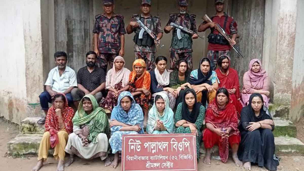 মৌলভীবাজারে সীমান্তে আরও ৩০ জনকে পুশইন করল বিএসএফ