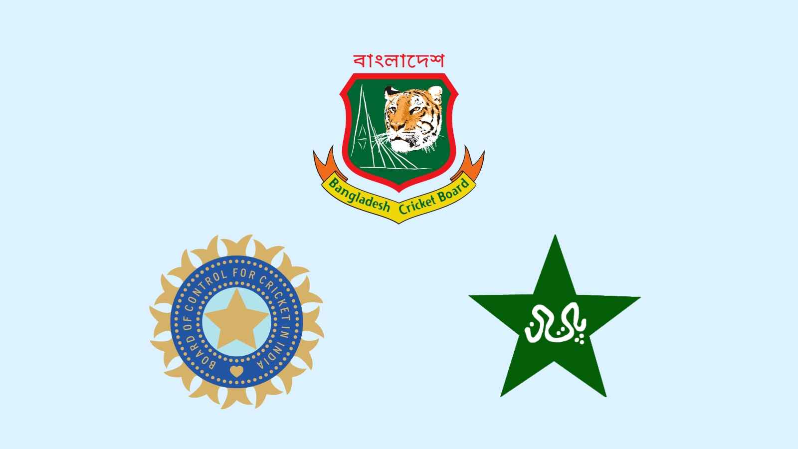 Bangladesh Pakistan India cricket board