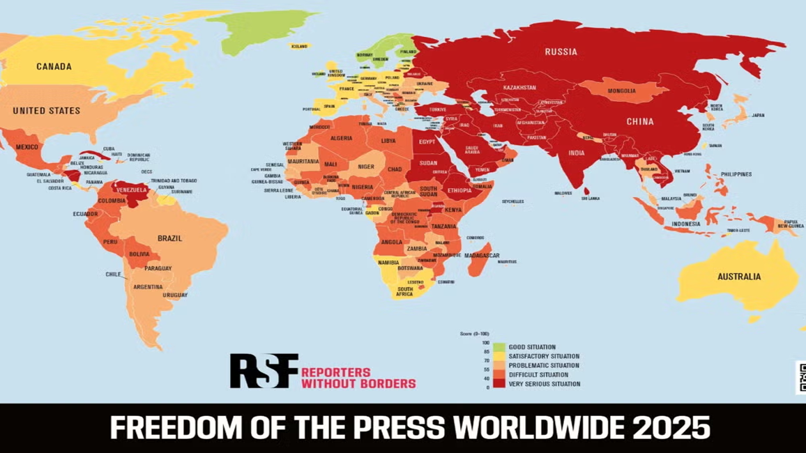 গণমাধ্যমের স্বাধীনতায় ভারতের চেয়ে এগিয়ে বাংলাদেশ
