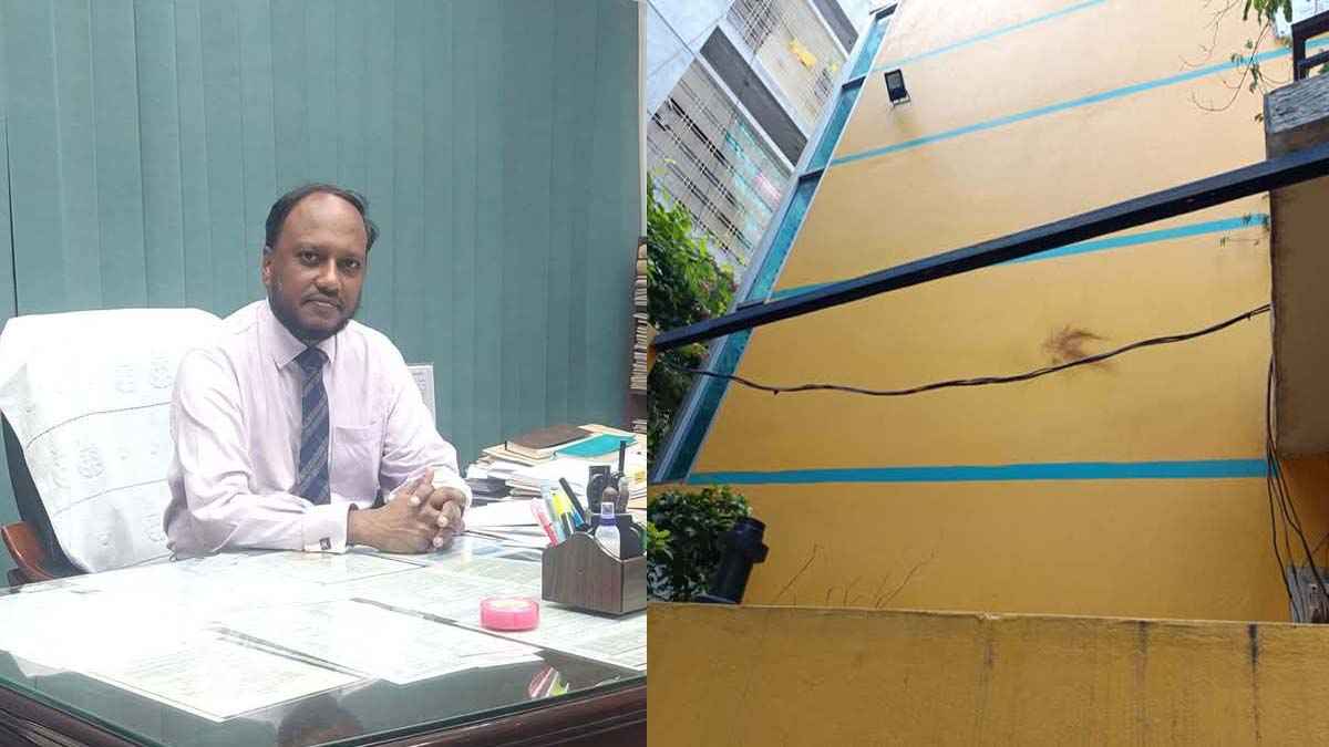 রাবি রেজিস্ট্রারের বাসায় একাধিক ককটেল নিক্ষেপ