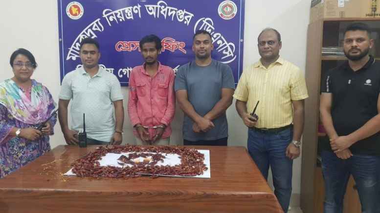 মরিচের ভেতরে ইয়াবা, রোহিঙ্গা আটক