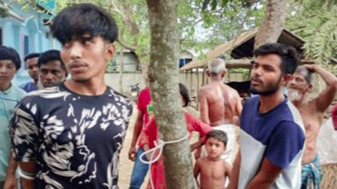 মাধবপুরে গরুচোর সন্দেহে ৩ যুবককে পুলিশে সোপর্দ