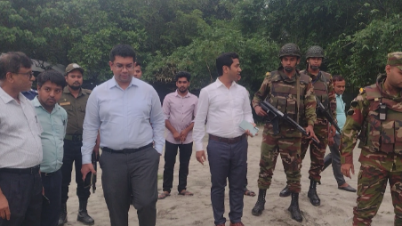 মনোহরদীতে ৫ লাখ ঘনফুট বালু জব্দ