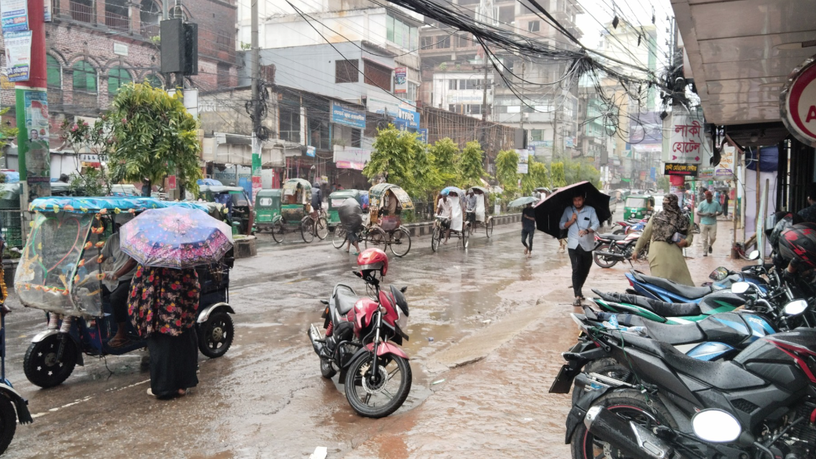 ফেনীতে এক দিনে মৌসুমের সর্বোচ্চ বৃষ্টিপাত 