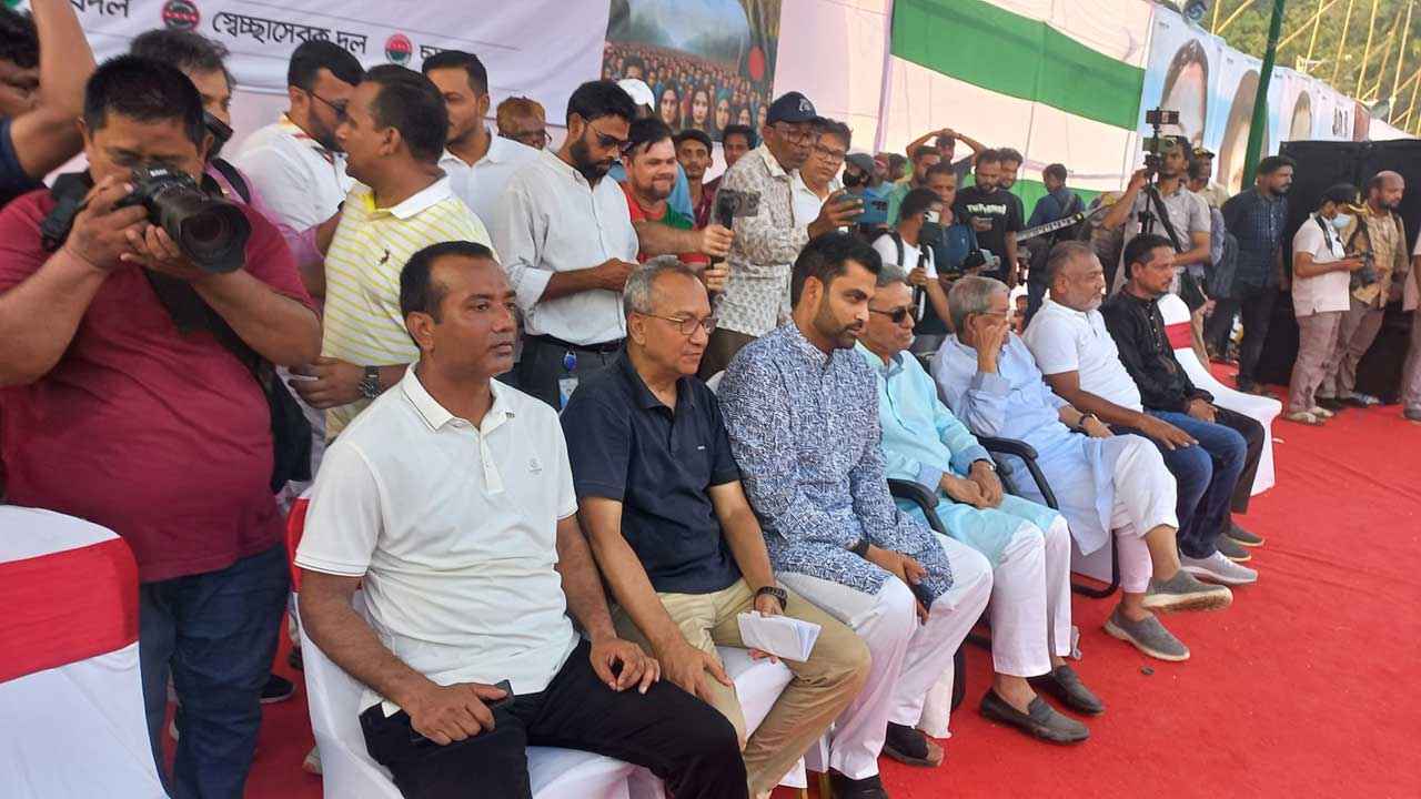 বিএনপির তারুণ্যের সমাবেশে অতিথির আসনে তামিম ইকবাল