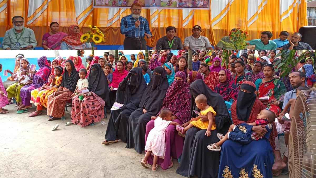 ঠাকুরগাঁওয়ে জিংক সমৃদ্ধ ব্রি ধান ১০২ শীর্ষক কৃষকের মাঠ দিবস