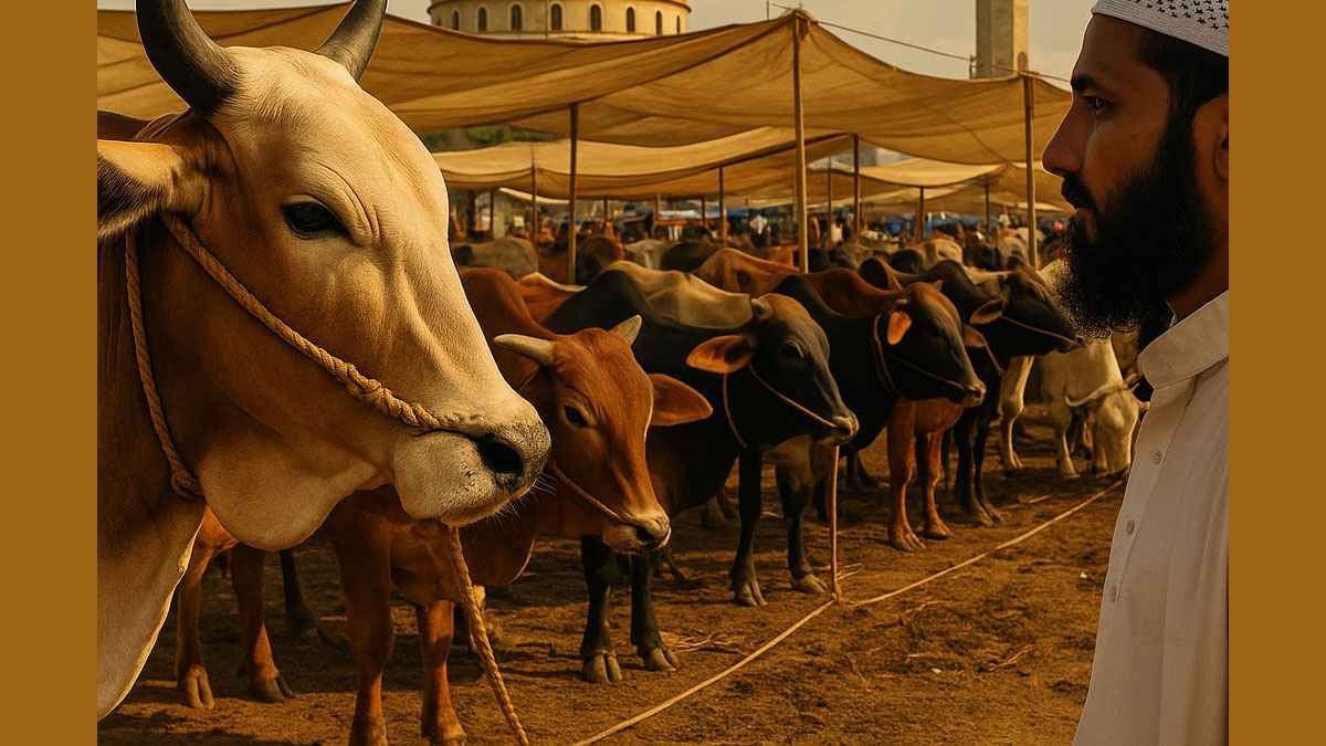 কোরবানির পশুর হাটে জড়িয়ে আছে ইবাদতের আবেশ