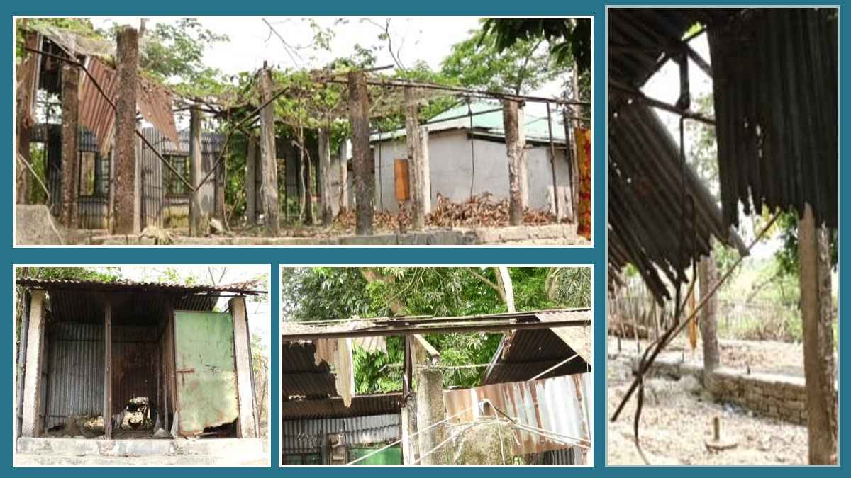 পিরোজপুরে ভেঙে পড়েছে আশ্রয়ণ প্রকল্পের ১৮০টি ঘর